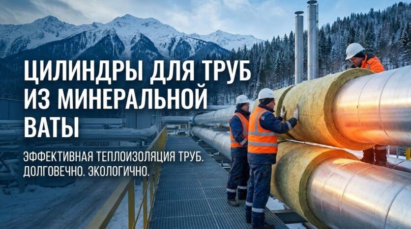 Цилиндры для труб из базальтовой ваты