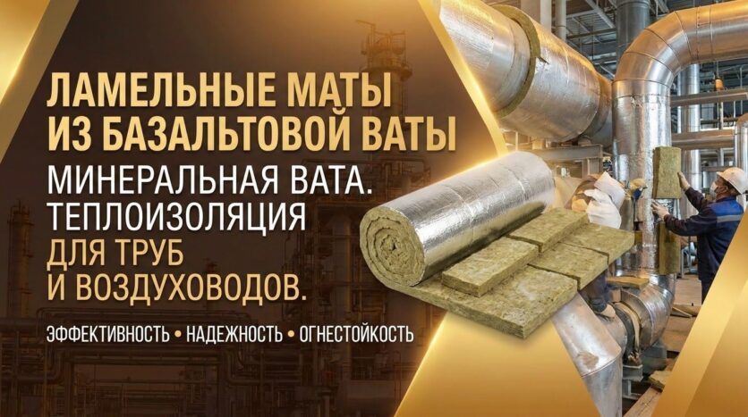 Ламельные маты из базальтовой ваты